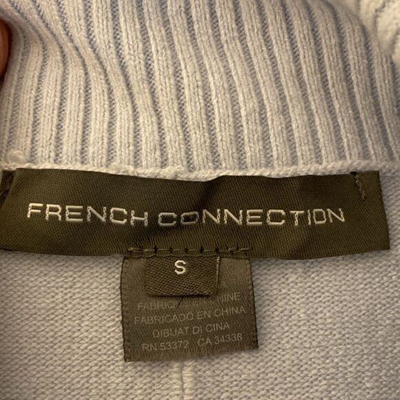 French Connection Oversized Size Small Woman’s Tunic Sweater in Powder Blue. - Picture 7 of 8